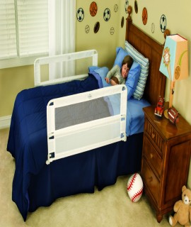 Regalo Hide Away Double Sided Bed Rail - White 